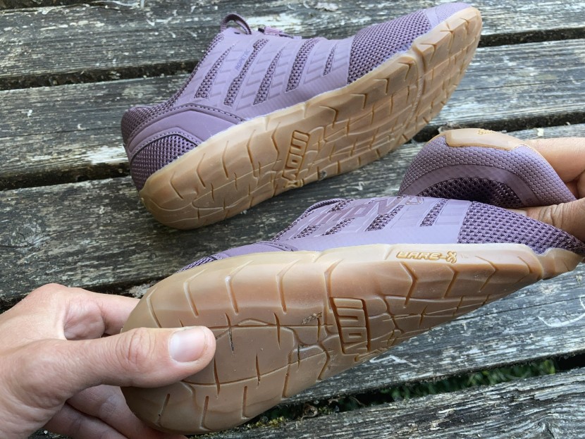 inov-8 bare-xf 210 v3 for women - these held up well to lots of movement - the suppleness of the shoe...