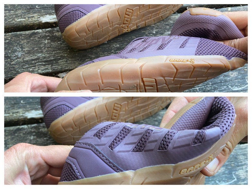 inov-8 bare-xf 210 v3 for women - the soft and supple sole ensures a natural feel underfoot.