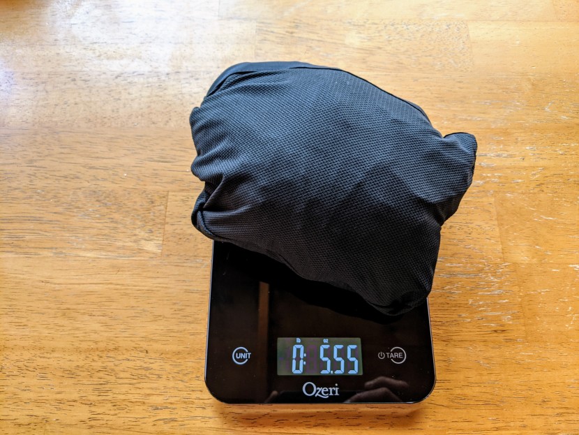 even though this jacket is rather minimalist, the elastane accounts...