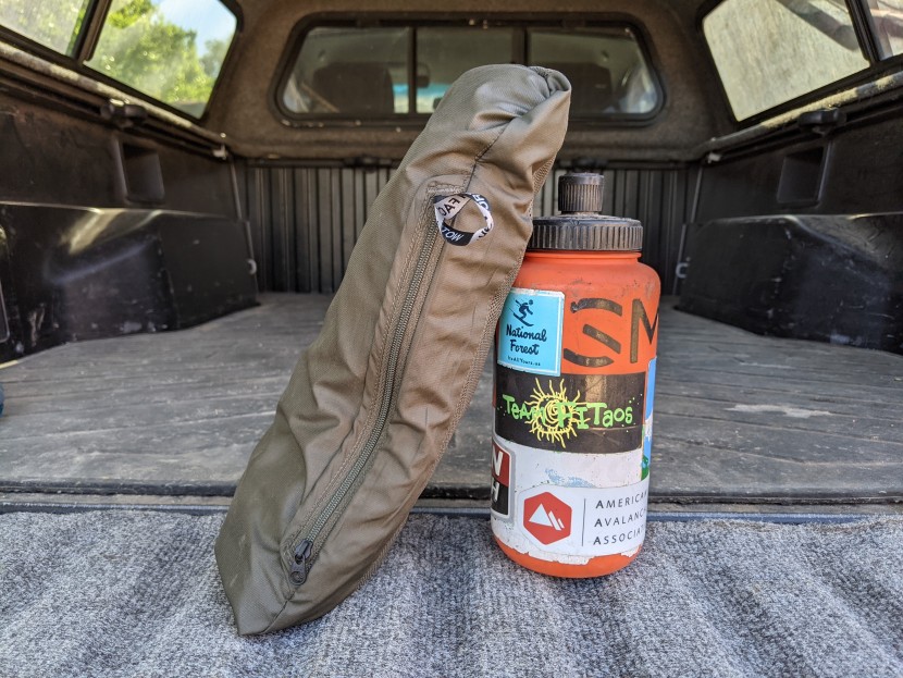 without further compression, this jacket is significantly larger...