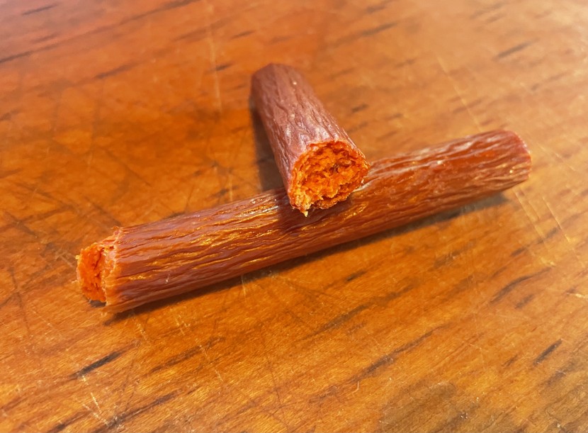 energy bar - the vermont smoke and cure meat stick, uncured turkey pepperoni...