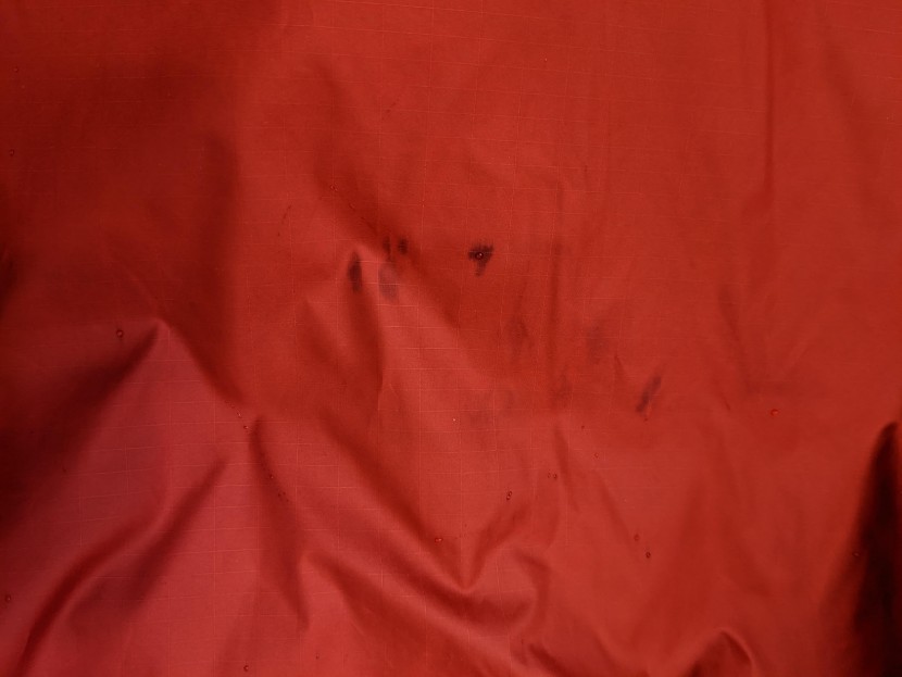 nike trail windrunner - the dwr on the body is nearly non-existent. water on the shell for...