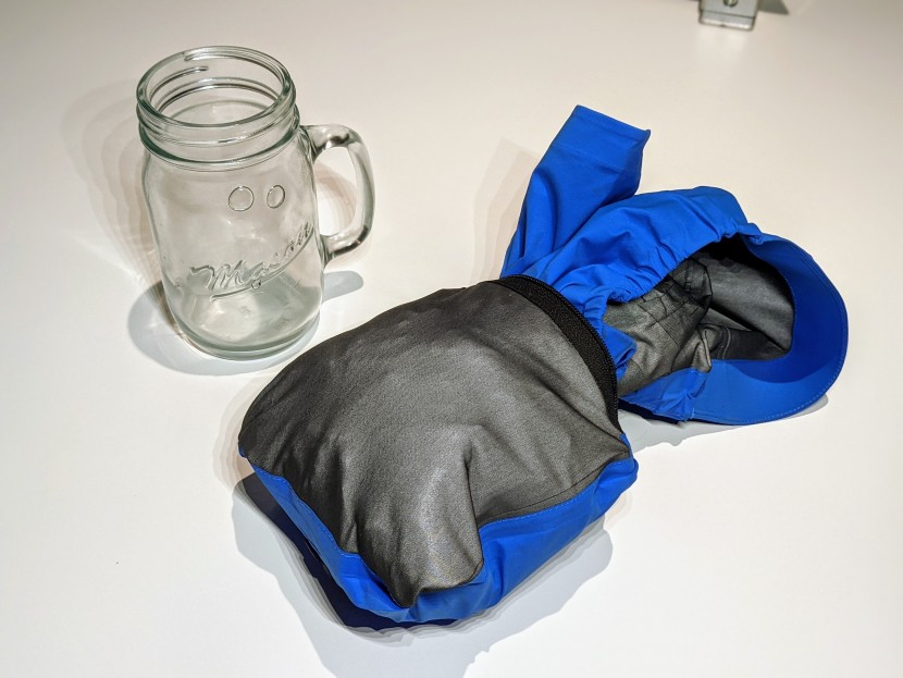 running jacket - given a three minute timer sitting at a desk, this was as close as...