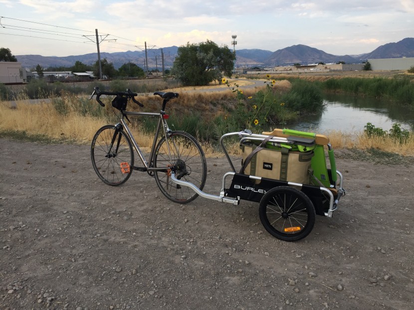bike cargo trailer - from hauling your ski equipment to the hill or skipping over to a...