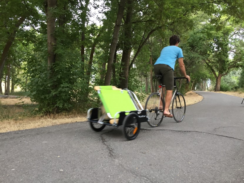 burley design flatbed - the truth is, if a trailer is a nuisance, you're just not going to...