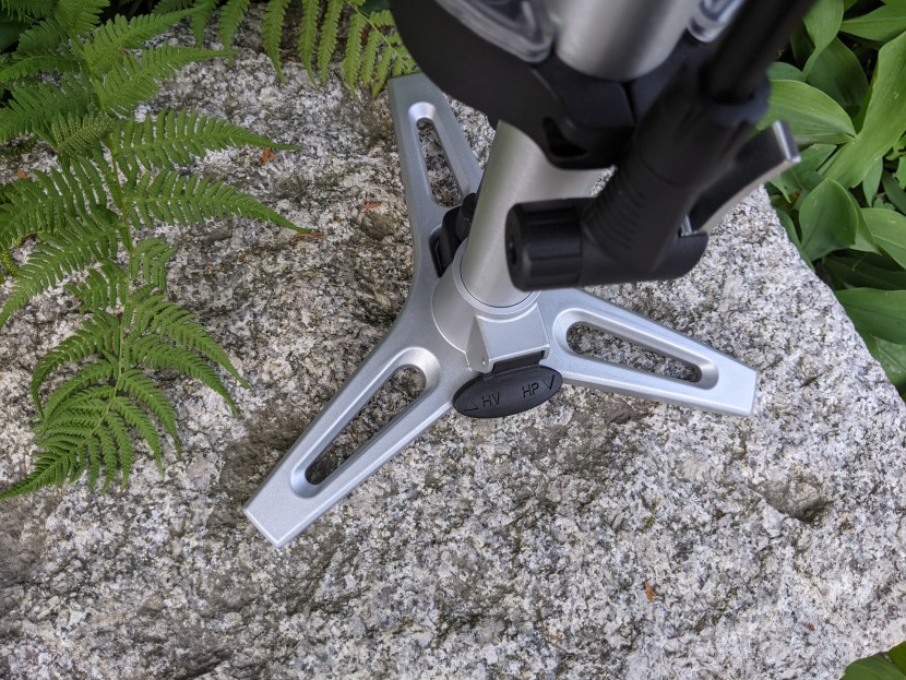 the base plate is large and does a great job of keeping the light...