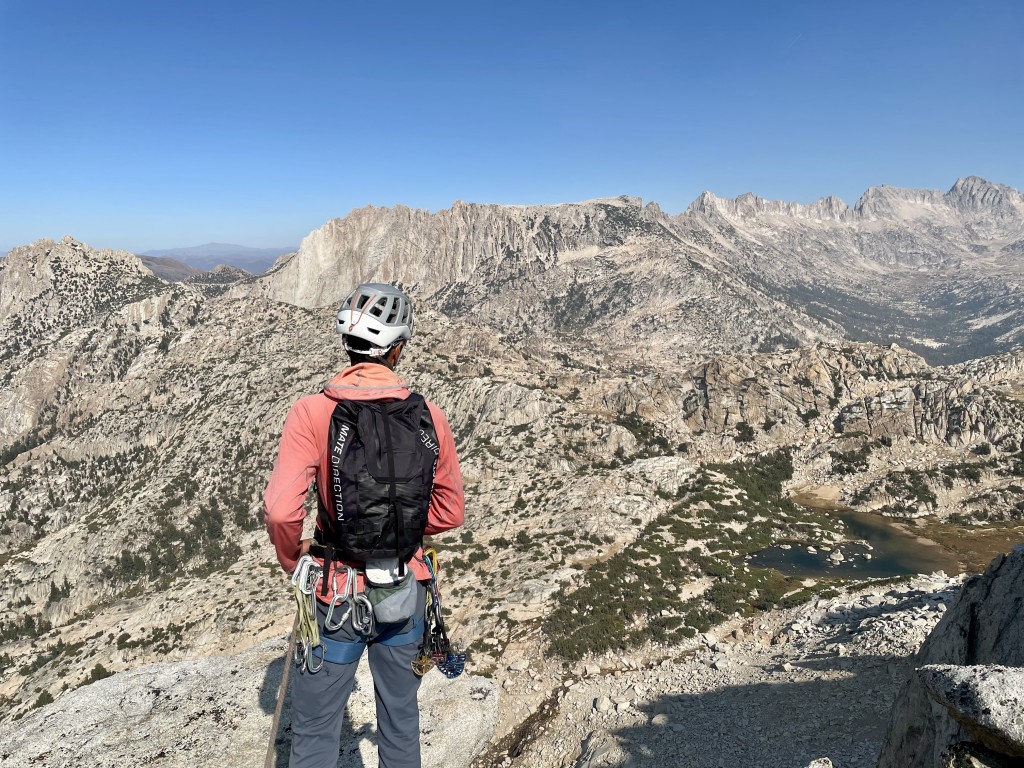 ultimate direction scram - the scram has lots of room to hold gear for long rock climbs.