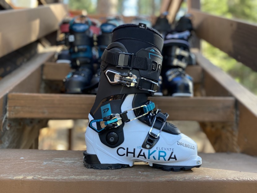 dalbello chakra elevate 115 ti id for women - the chakra elevate's mighty power strap and three-piece cabrio...