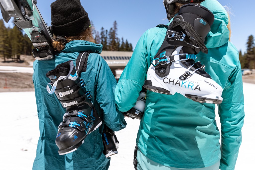 dalbello chakra elevate 115 ti id for women - our testers walking back to the car after a harsh day on the feet...