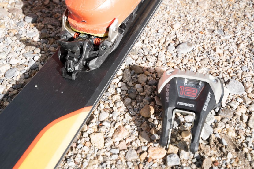 marker duke pt 13 - the downhill part of the toe piece can be entirely removed for...