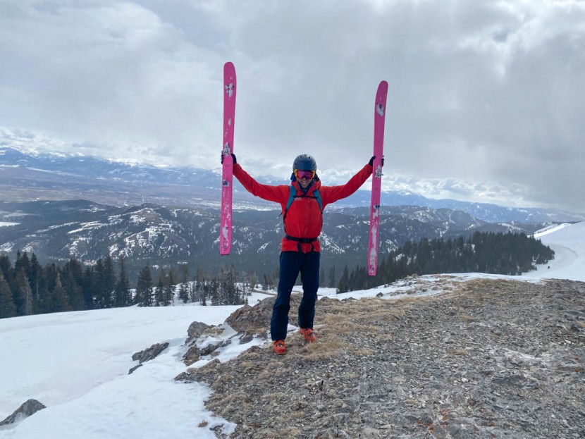 dynafit tlt expedition - the dynafit expedition and our lead test editor in the big hole...