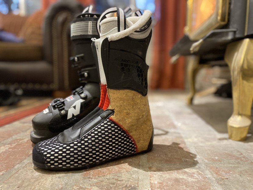 nordica promachine 115 for women - the promachine has a beautiful liner with a cork backing that...