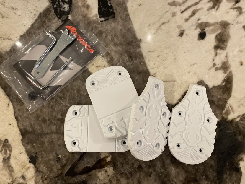 ski boots womens - nordica provided an extra set of replacement toe and heel plates...