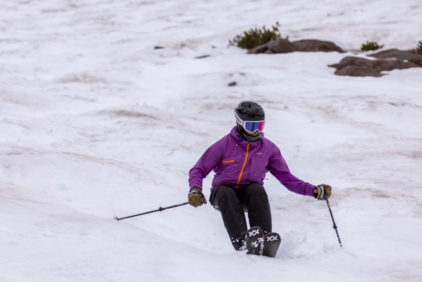 volkl m6 mantra - though not as nimble through bumps as others, the m6 mantra can hold...