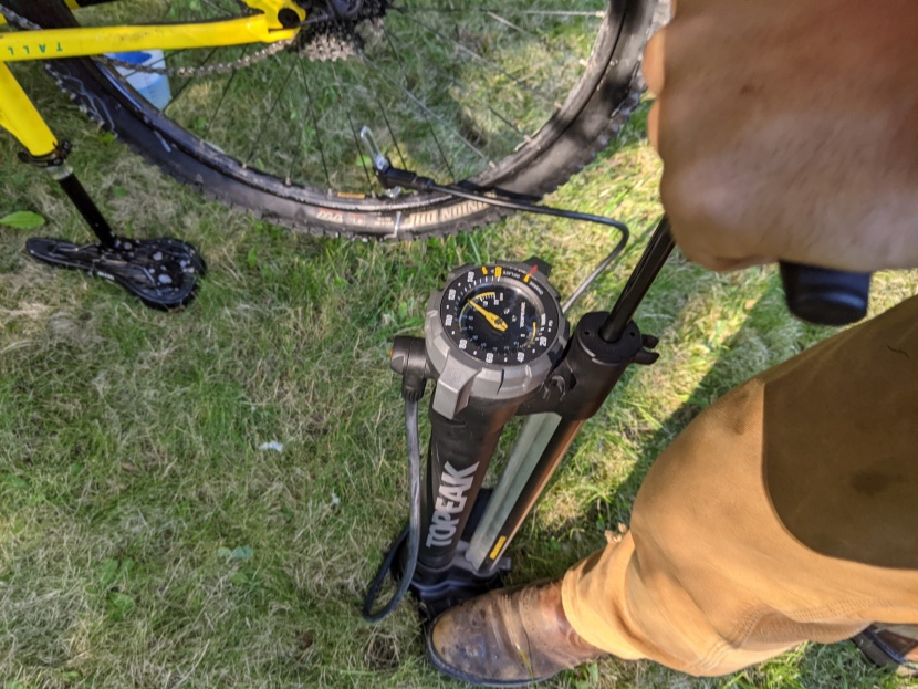 bike pump - you want a pump that works efficiently, without being too hard to...