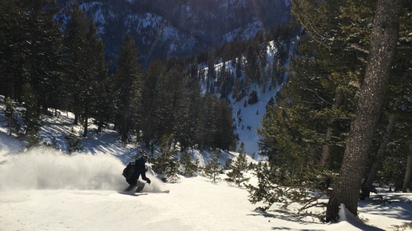 voile hyperdrifter - low angle light, low angle snow, high speed powder skiing. early...