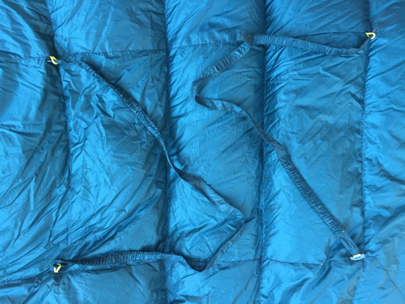 therm-a-rest hyperion 20 - the hyperion's sleeping pad straps are very small and lightweight.