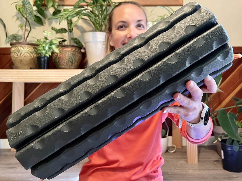 foam roller - it's highly personal, but we love the surface texture on the brazyn...