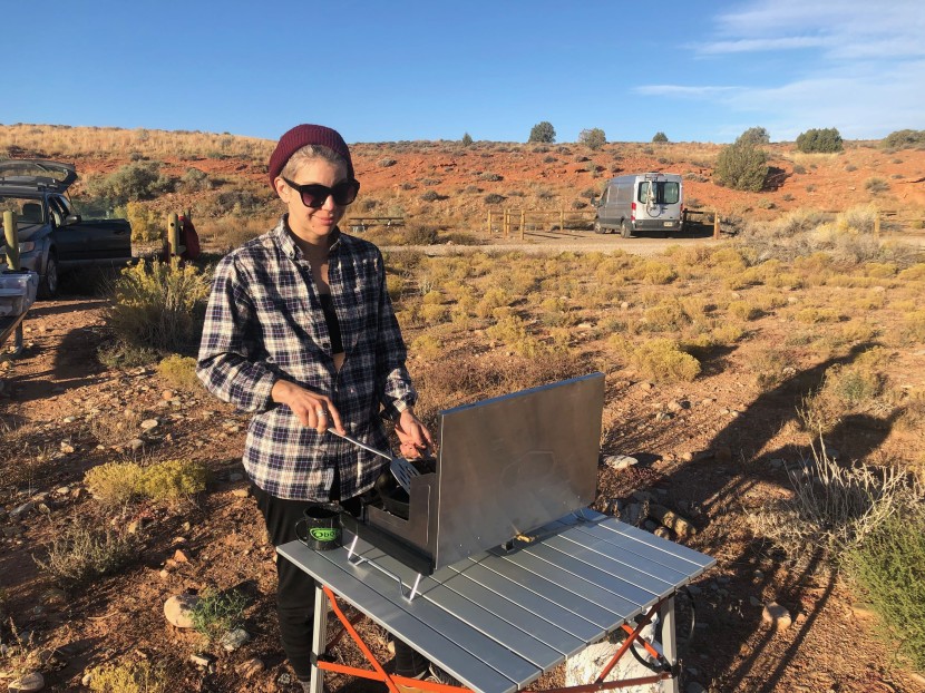 gsi pinnacle pro 2 - as long as there is no wind, this stove simmers well, owing to the...