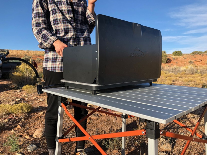 kovea slim twin - the windscreens on the slim twin provide a tight seal, ensuring...