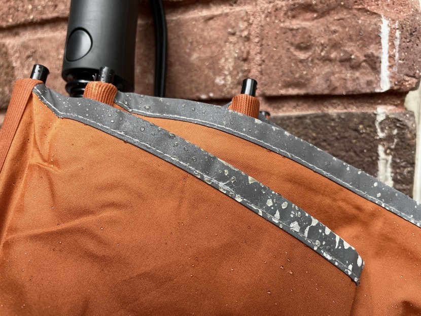 weatherman collapsible - even though the trim material soaks up a little water, its...