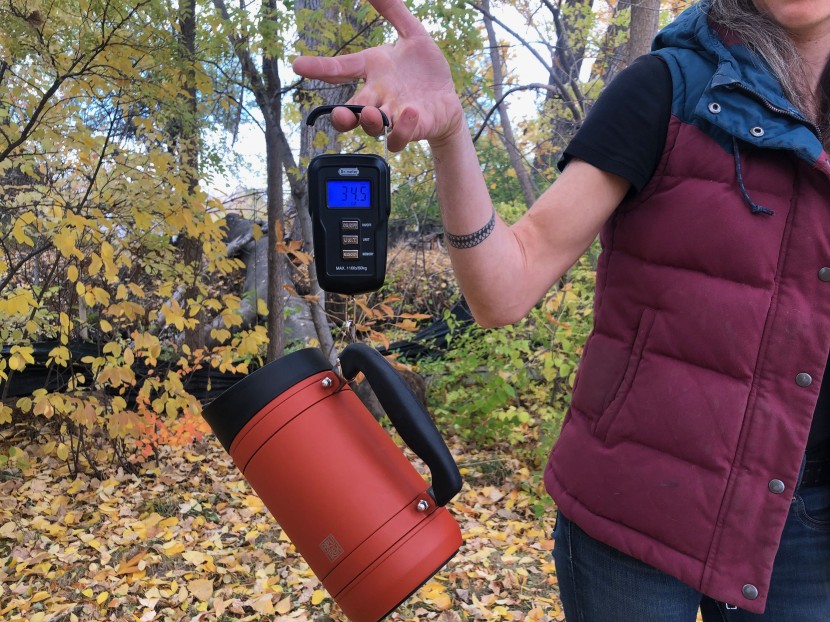 planetary designs basecamp travel press - this heavyweight press isn't winning any ultralight awards, but it...