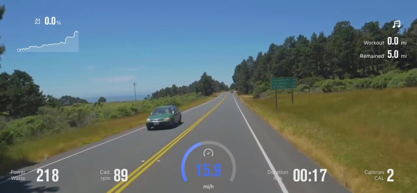 renpho ai smart exercise bike - several video challenge courses simulate real-world riding with...