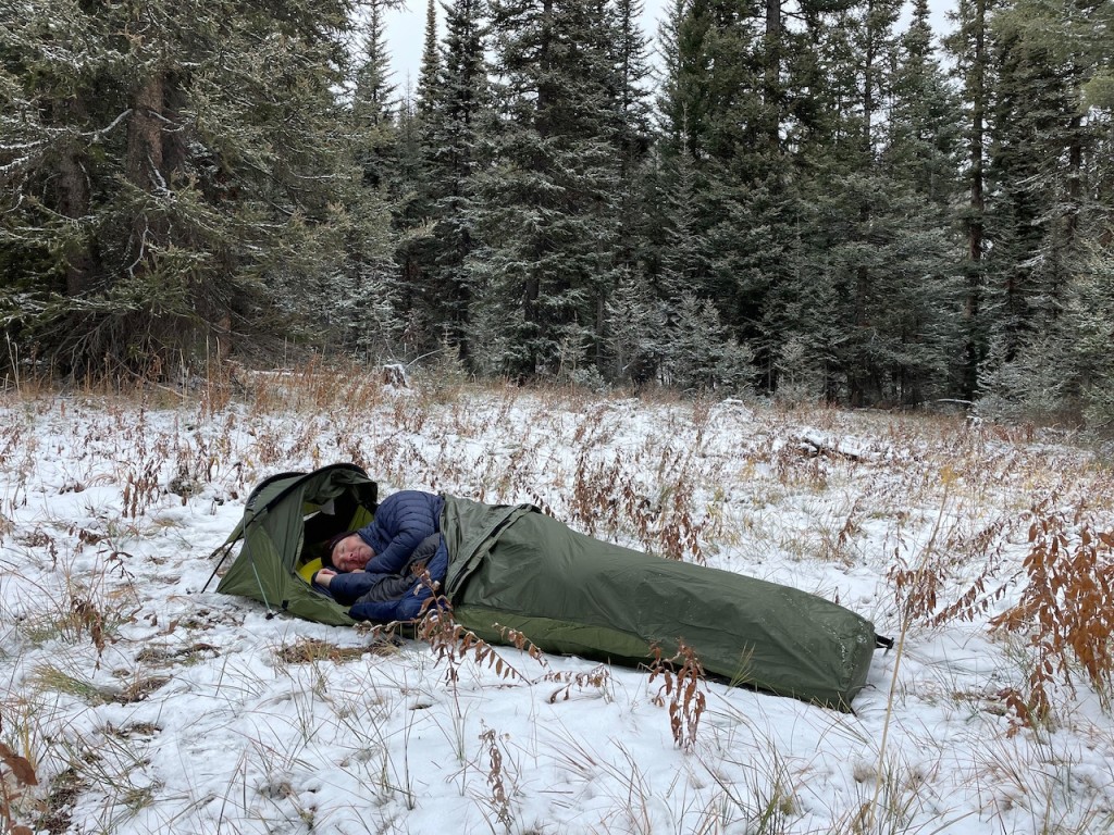 snugpak stratosphere - the snugpak is most ideal for colder weather excursions.