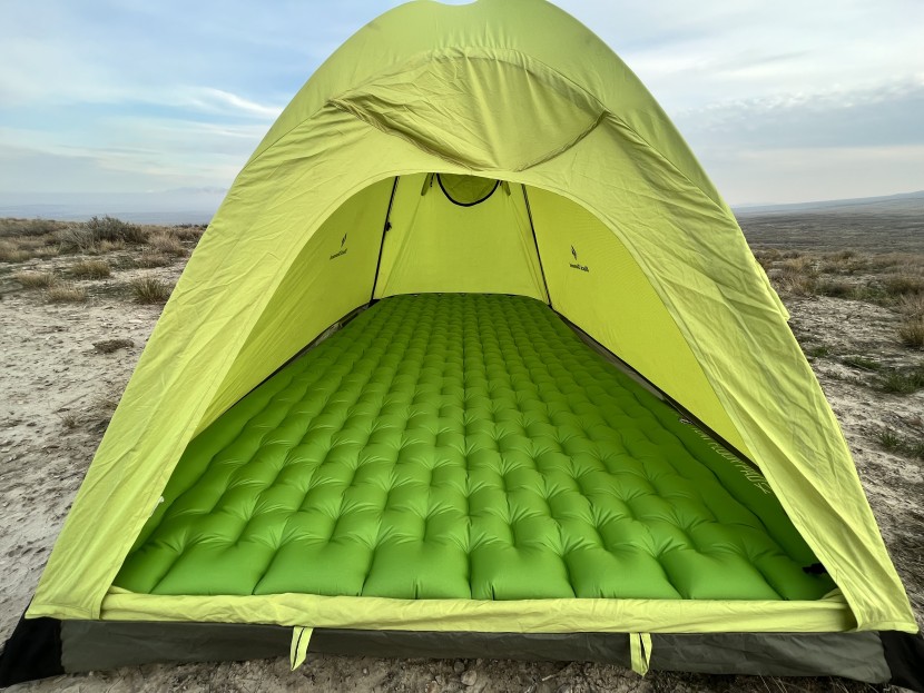 big agnes slx - we did not predict how wonderfully warm having the entire floor...