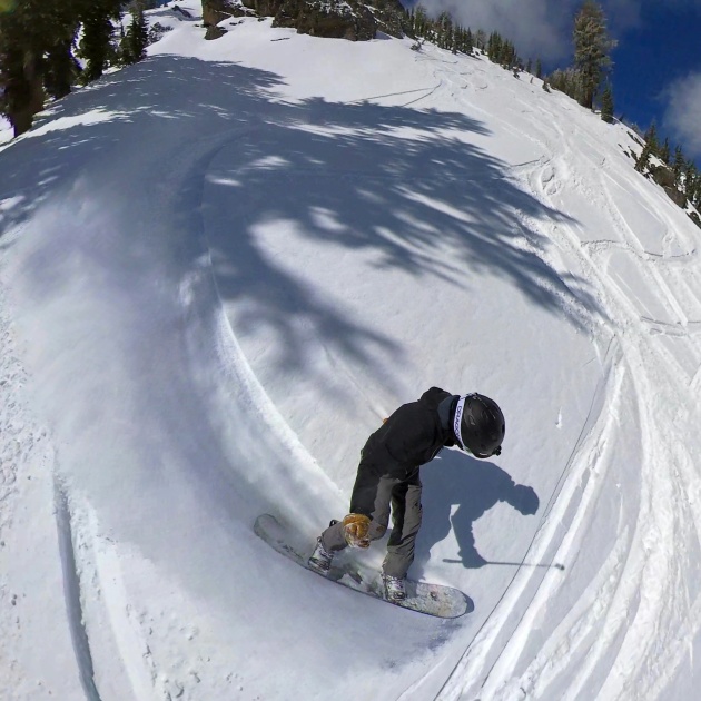 jones frontier - the frontier offers good floatation to provide a great powder day...