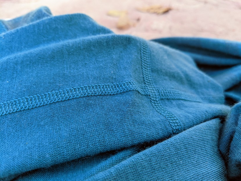 ortovox 185 rock'n'wool pant - by placing the flatlock seams slightly higher up on the ankle...