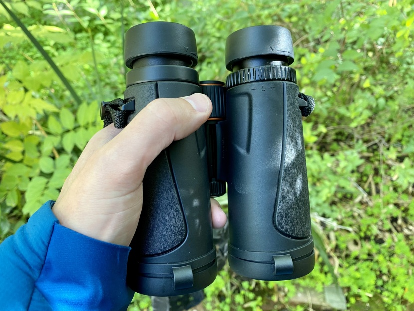 celestron trailseeker ed 8x42 - we wish these bins had some thumb indents, but they're not terribly...