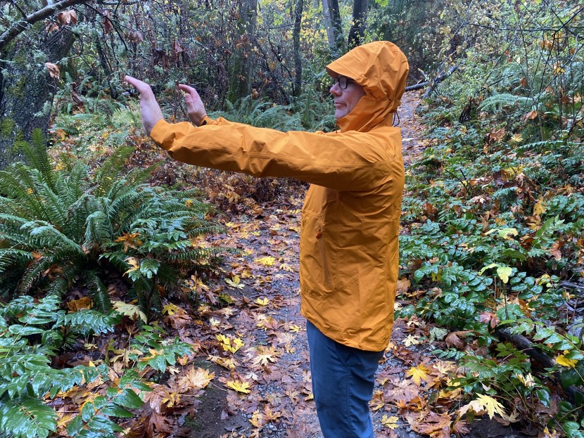 arc'teryx zeta sl - the sleeves on this model are a bit longer than average, which we...