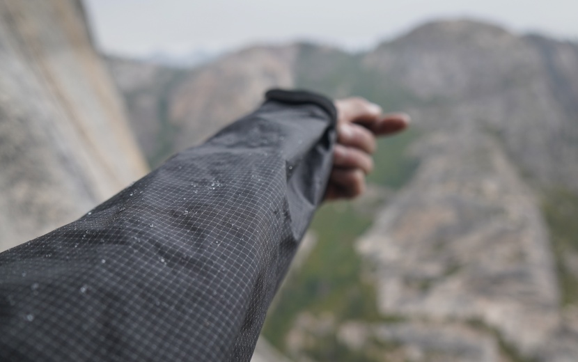 arc'teryx alpha sl anorak - rain wasn't in the forecast on this particular day but the alpha sl...