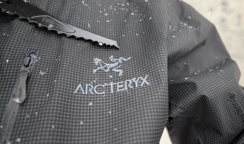 arc'teryx alpha sl anorak - we were really impressed with the durability of the hadron face...