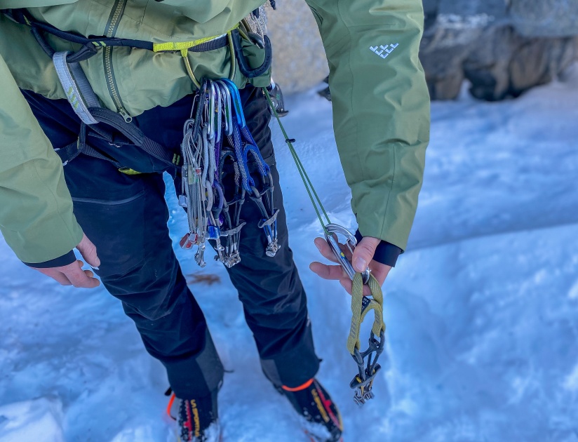 black crows ventus 3l gore-tex light - a long waist drawcord is especially annoying while climbing because...