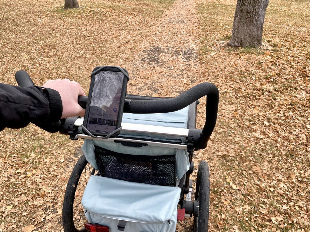 bike phone mount - our testers strapped mounts -- including the nite ize wraptor shown...