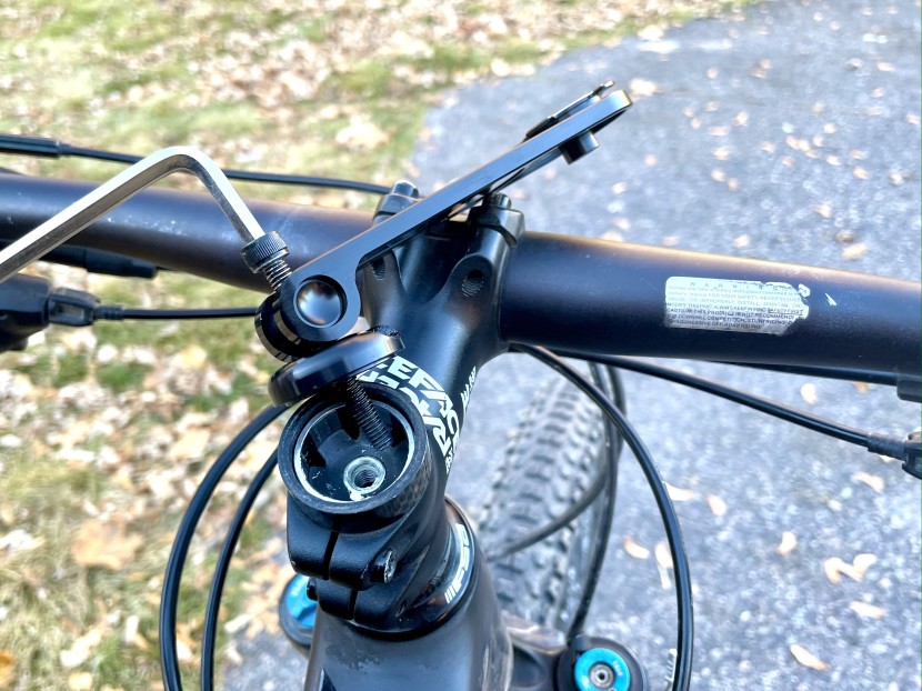 bike phone mount - make sure your bike's top cap has a 1-1/8" threadless steer tube to...