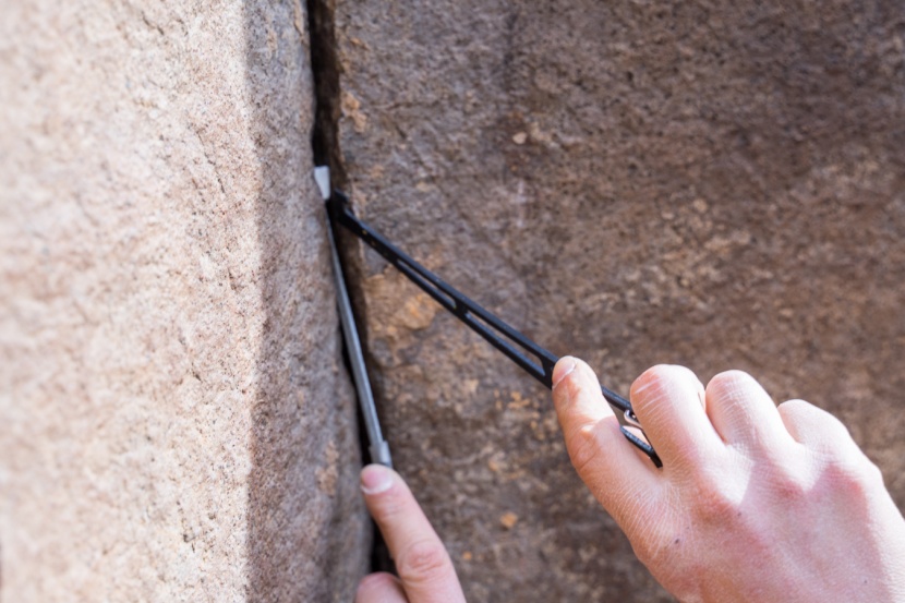metolius feather - gentle tapping only with the feather, as bashing will quickly bend...