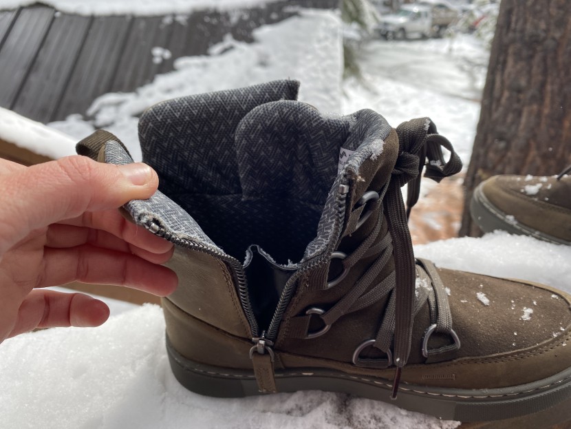 forsake lucie - the lucie doesn't have the warmest liner and the zipper was a pain...