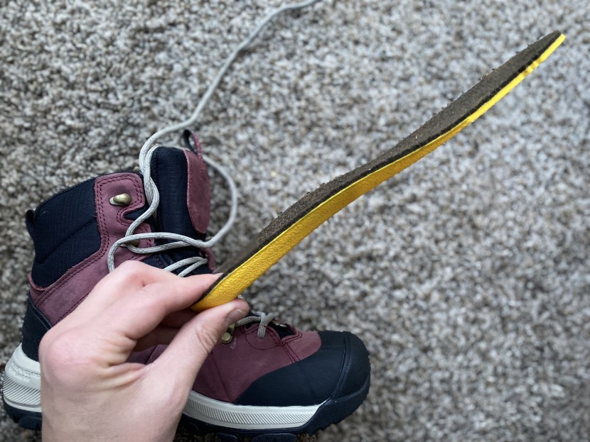 keen revel iv polar for women - the eva footbed in the revel iv is not the thickest or most shapely...