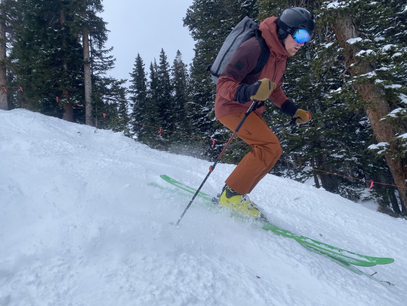 outdoor research skytour ascentshell - the skytour is great for aerobic bump skiing.