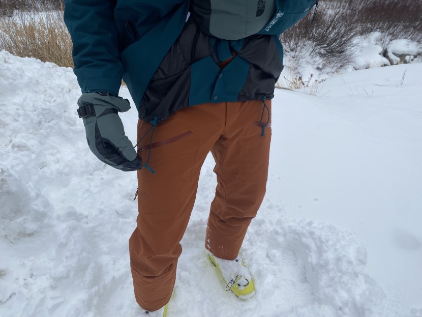 a powder skirt can be used to keep deep snow from getting into the...