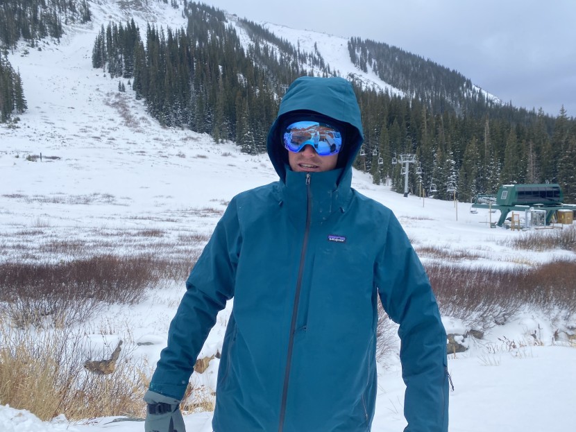 patagonia insulated powder bowl - waterproof zippers and a full-coverage, removable hood provide...