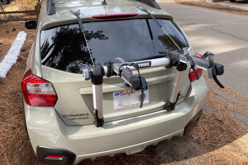 bike rack - trunk racks like the outway hanging 2 have a fairly low load height...