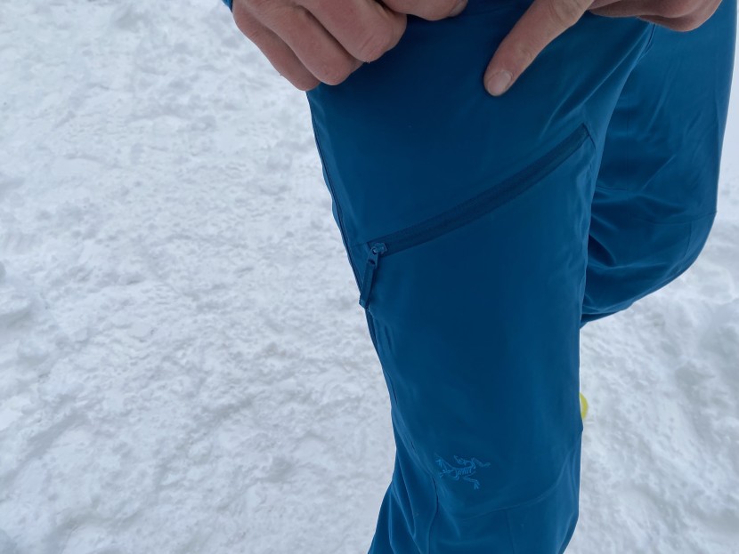 arc'teryx procline pant - the procline features a softshell material that repels water but...
