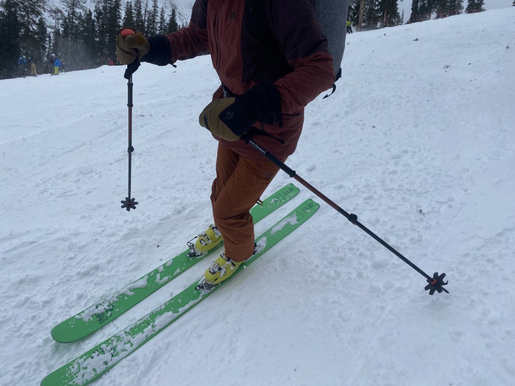 black diamond mercury mitt - the mercury mitts in action during early-season testing in colorado.