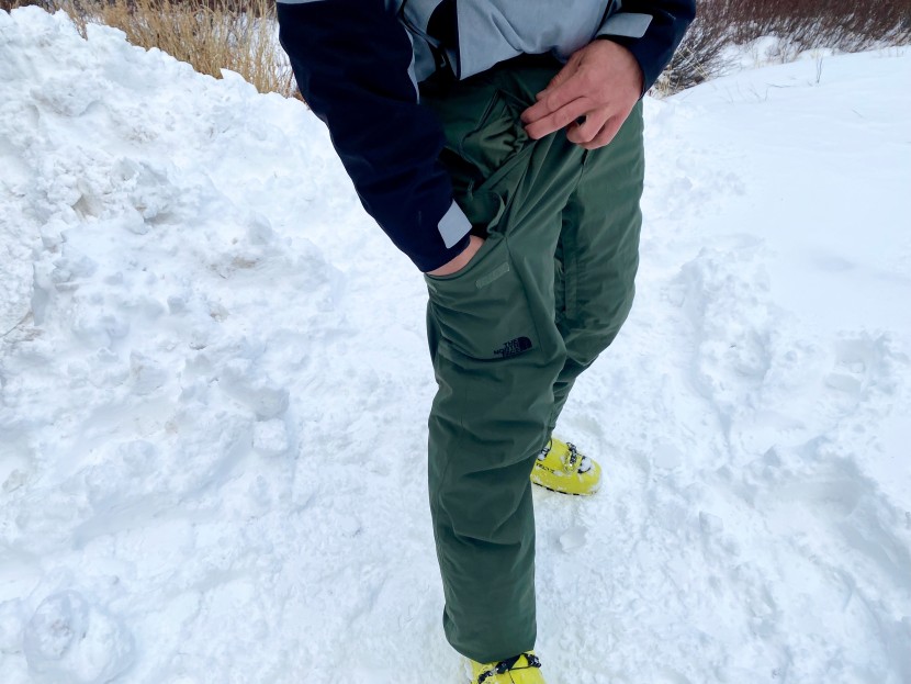 the north face freedom insulated - the freedom insulated features two waist pockets with...