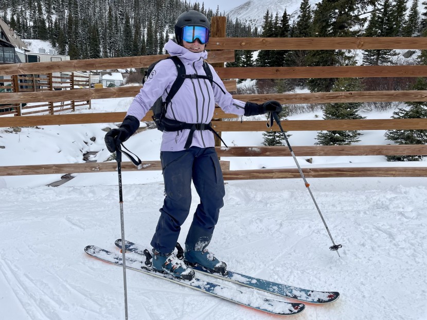 backcountry notchtop gore-tex active for women - the shorter and narrower cut give this jacket a more technical look.