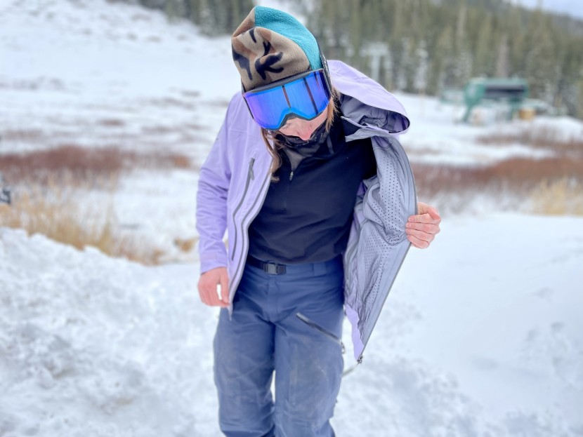 backcountry notchtop gore-tex active for women - we were able to feel some drafts through this thin gore-tex and it...